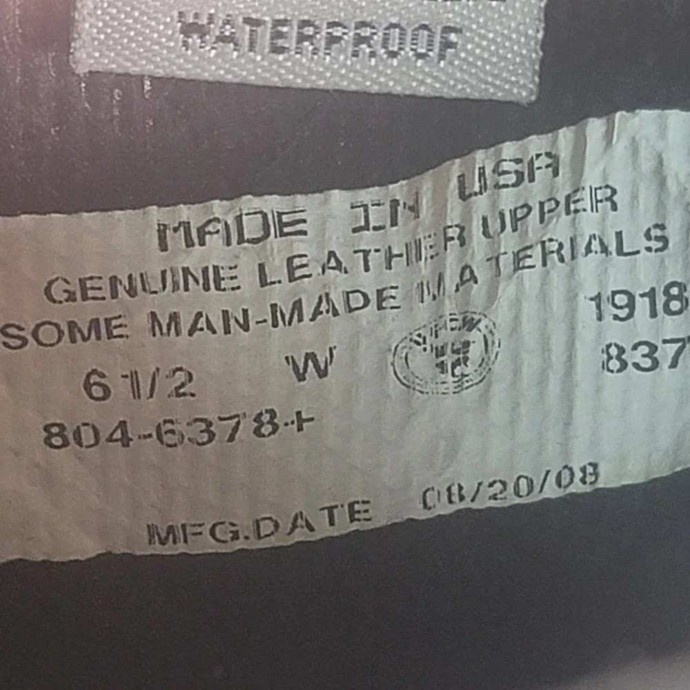 Thorogood Firefighting Boots Steel Safety Toe Work High 804-6378 Men 6.5W W/8W - Picture 7 of 9